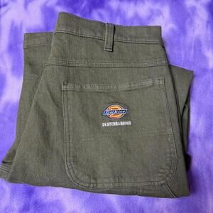 Dickies x vincent alvarez rare green pro skateboarding pants